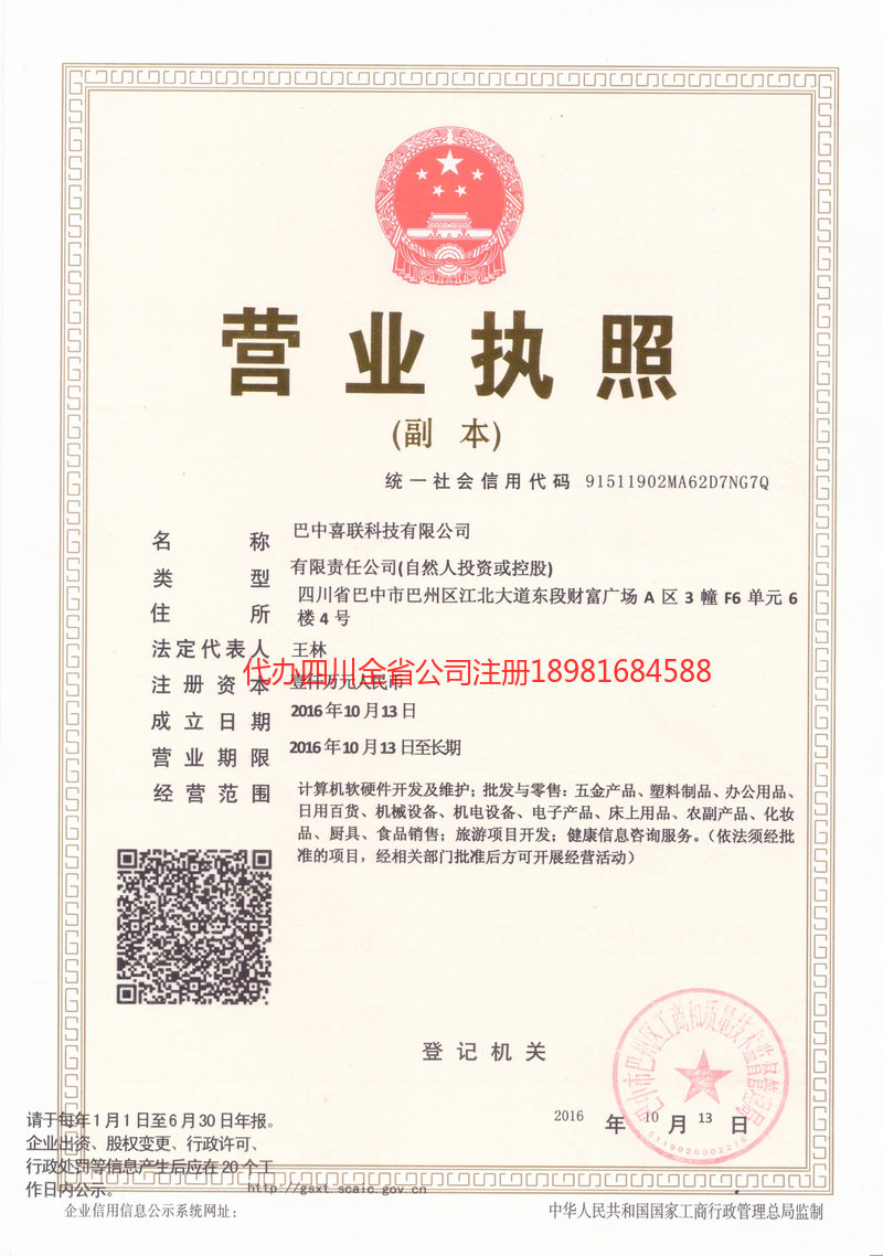 漳平漳平喜联科技有限公司